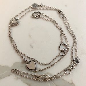James Avery Vintage Hearts Necklace